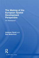The Making of the European Spatial Development Perspective : No Masterplan.
