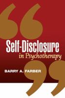 Self-disclosure in psychotherapy