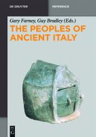 The Peoples of Ancient Italy.