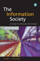 The Information Society : A study of continuity and change.