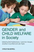 Gender and Child Welfare in Society.