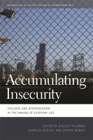Accumulating Insecurity : Violence and Dispossession in the Making of Everyday Life.
