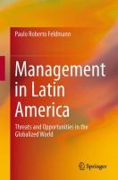 Management in Latin America threats and opportunities in the globalized world /