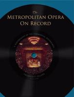 The Metropolitan Opera on Record : A Discography of the Commercial Recordings.