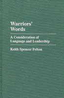 Warriors' words : a consideration of language and leadership /