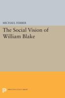 The social vision of William Blake /