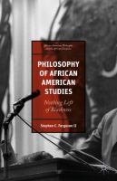 Philosophy of African American Studies Nothing Left of Blackness /