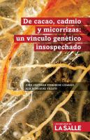 De cacao, cadmio y micorrizas : un vínculo genético insospechado /