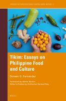 Tikim : essays on Philippine food and culture /