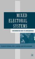 Mixed electoral systems contamination and its consequences /