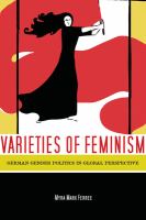 Varieties of feminism German gender politics in global perspective /