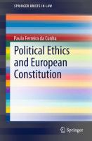 Political Ethics and European Constitution.