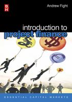 Introduction to Project Finance.