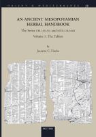 An ancient Mesopotamian herbal handbook. The series URU. AN. NA and MUD-UR. MAH.