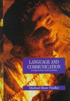 Language and communication : a cross-cultural encyclopedia /