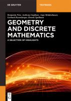Geometry and discrete mathematics a selection of highlights /
