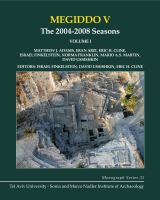 Megiddo V The 2004-2008 Seasons.