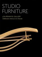 Studio furniture of the Renwick Gallery, Smithsonian American Art Museum /