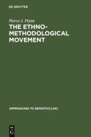 The Ethnomethodological Movement : Sociosemiotic Interpretations.
