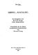 Grieg-katalog : en fortegnelse over Edvard Griegs trykte kompositioner : Verzeichnis der im Druck erschienenen Kompositionen von Edvard Grieg /