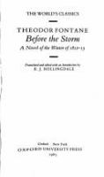 Before the storm : a novel of the winter of 1812-13 /