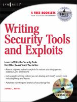 Writing Security Tools and Exploits.