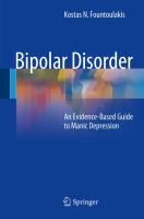 Bipolar Disorder An Evidence-Based Guide to Manic Depression /