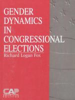 Gender dynamics in congressional elections