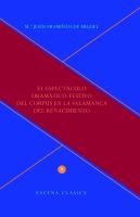 El espectáculo dramático-festivo del Corpus en la Salamanca del Renacimiento