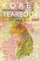 Korea Yearbook (2009) : Politics, Economy and Society.