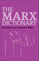 The Marx Dictionary.