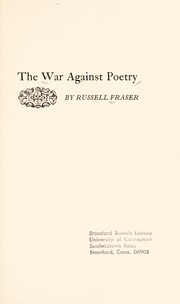 The war against poetry /