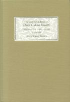 The Correspondence of Dante Gabriel Rossetti : the Formative Years, 1835-1862: Charlotte Street to Cheyne Walk. I. 1835-1854.