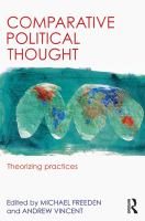 Comparative Political Thought : Theorizing Practices.