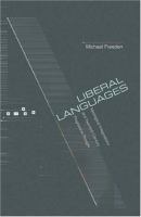 Liberal languages : ideological imaginations and twentieth-century progressive thought /