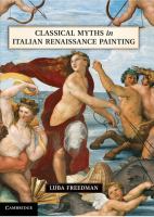 Classical myths in Italian Renaissance painting /