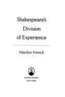 Shakespeare's division of experience /