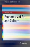 Economics of Art and Culture