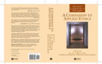 A Companion to Applied Ethics.