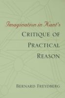 Imagination in Kant's Critique of practical reason /