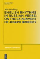 English Rhythms in Russian Verse : On the Experiment of Joseph Brodsky.