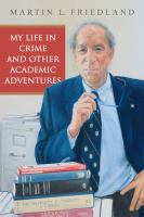 My life in crime and other academic adventures /