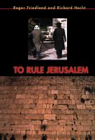 To rule Jerusalem /