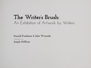 The writer's brush : an exhibition of artwork by writers /