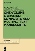 One-Volume Libraries.