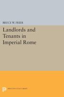 Landlords and tenants in imperial Rome