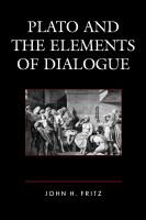 Plato and the elements of dialogue