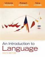 An Introduction to language /