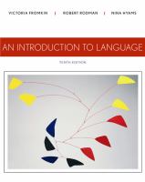 An Introduction to language /