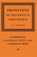 De aquaeductu urbis Romae /
